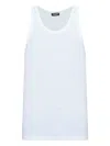Dsquared2 Stretch-cotton Tank Top In White