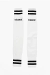 Dsquared2 Cotton Terry Sleeves In White