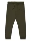 Dsquared2 Tapered-leg Cotton Track Pants In Green