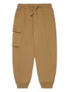 Dsquared2 Cotton Track Pants In Brown