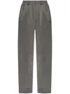 Dsquared2 Cotton Track Pants In Grey