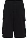 Dsquared2 Dsquared Men Cargo Bermuda Shorts "balloon" In 黑色