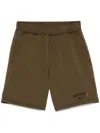 Dsquared2 Cotton Track Shorts In Green