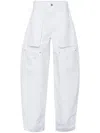 Dsquared2 Amelia Cotton Trousers In White