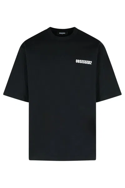 Dsquared2 Cotton T-shirt In Black