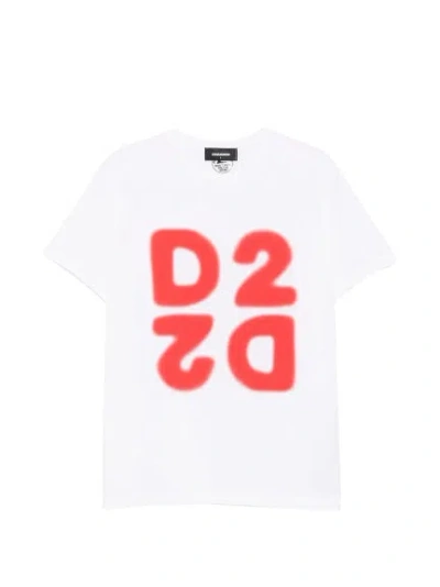 Dsquared2 Cotton T-shirt For Men In White