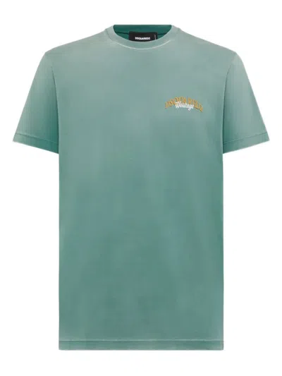 Dsquared2 Cotton T-shirt In Green