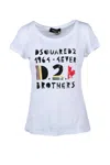 Dsquared2 Cotton T-shirt - White In White