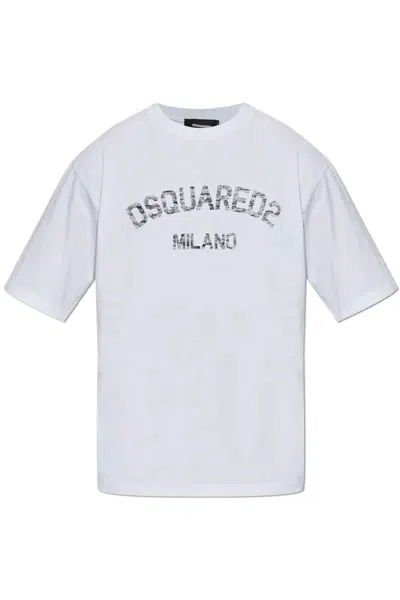 Dsquared2 Cotton T-shirt In White