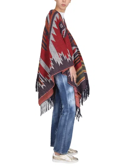 Dsquared2 Cotton-blend Denim Jeans In Animal Print
