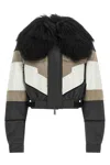 Dsquared2 'couture Ski Bomber' Down Jacket In Multi