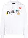 DSQUARED2 COZY AND CLASSIC WHITE SWEATSHIRT FOR MEN