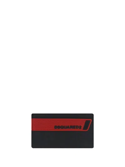 Dsquared2 Credit Card Holder In Nero