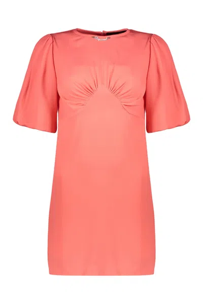Dsquared2 Crepe Dress In Coral