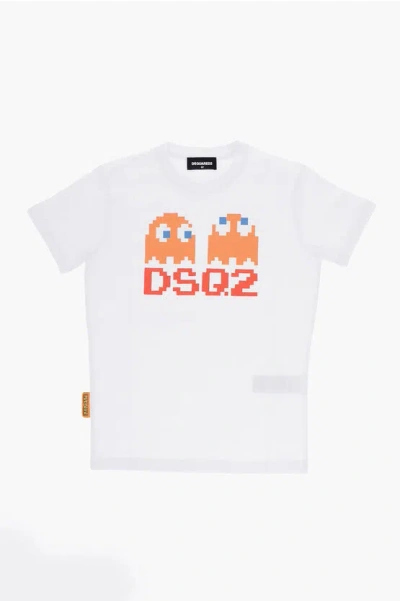 Dsquared2 Crew-neck Cool Fit T-shirt With Pac-man Print