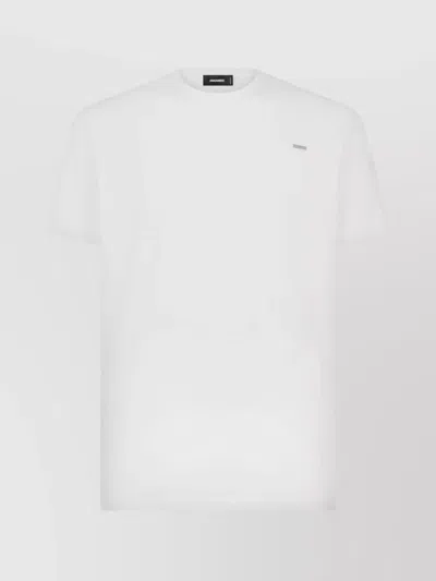 Dsquared2 Crew Neck Cotton T-shirt In Black