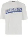 Dsquared2 Graphic Logo Oversized T-shirt In White