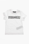 Dsquared2 Crew Neck Cotton T-shirt With Front Logo