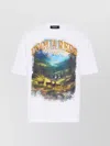 Dsquared2 Crew Neck Cotton T-shirt With Graphic Print In White