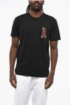 Dsquared2 Crew Neck D2 Devils T-shirt With Print In Black