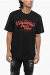 Dsquared2 Crew Neck D2 Shadow T-shirt With Print In Black