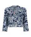Dsquared2 Lettering-print Denim Jacket In Blue