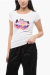 Dsquared2 Crew Neck Good Vibes Printed T-shirt