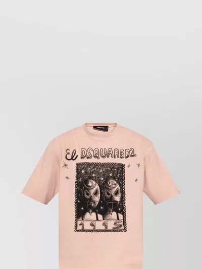 DSQUARED2 CREW NECK GRAPHIC PRINT FRONT