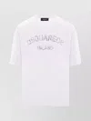 Dsquared2 Relaxed-fit Cotton T-shirt With Bold Graphic Print In White