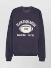 Dsquared2 Crew Neck Graphic Print Sweatshirt