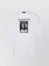 Dsquared2 Short Sleeve Crewneck T-shirt With Bold Graphic Print