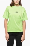 Dsquared2 Crew Neck Icon Cotton T-shirt In Green