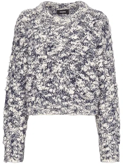 Dsquared2 Crew-neck Jumper In Blue