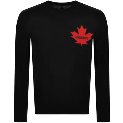 DSQUARED2 DSQUARED2 CREW NECK KNIT JUMPER BLACK