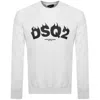 Dsquared2 Cool Fit Sweatshirt In White