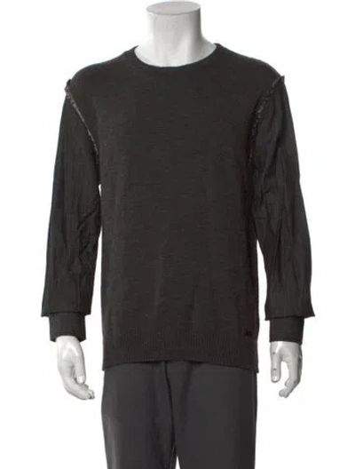Pre-owned Dsquared2 Crew Neck Long Sleeve Pullover In Grey