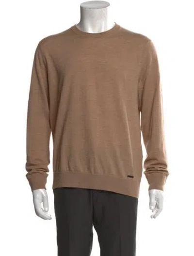 Pre-owned Dsquared2 Crew Neck Long Sleeve Pullover In Neutral