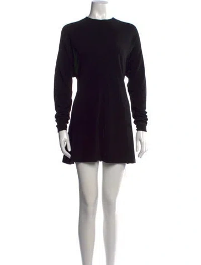 Pre-owned Dsquared2 Crew Neck Mini Dress In Black