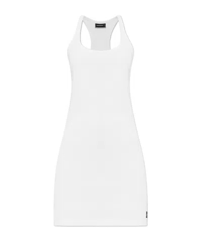 Dsquared2 Crew-neck Mini Dress In Multi