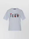 Dsquared2 Crew Neck Pixelated Graphic Short Sleeves
