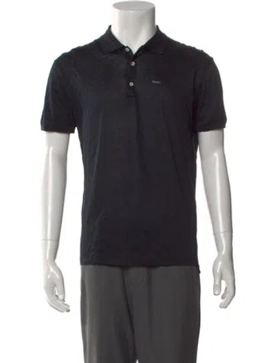 Pre-owned Dsquared2 Crew Neck Short Sleeve Polo Shirt In Black