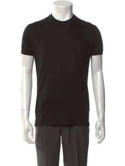 Pre-owned Dsquared2 Crew Neck Short Sleeve T-shirt In Black