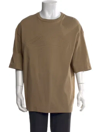 Pre-owned Dsquared2 Crew Neck Short Sleeve T-shirt In Neutral