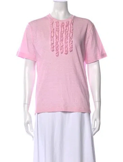 Pre-owned Dsquared2 Crew Neck Short Sleeve T-shirt W/ Tags In Pink