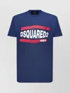 Dsquared2 Crew Neck Short Sleeves T-shirt In Blue