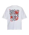 Dsquared2 Dsquared White Cotton Oversize T-shirt In White