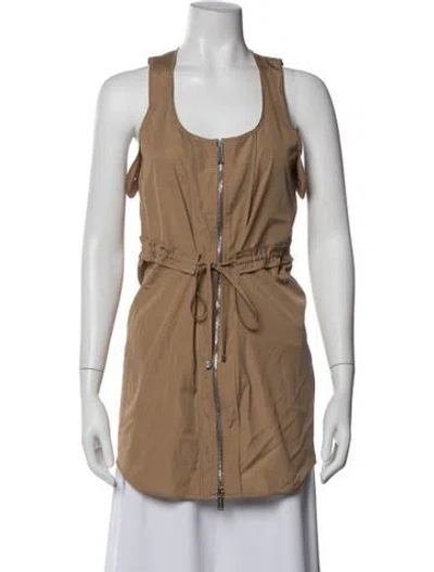 Pre-owned Dsquared2 Crew Neck Sleeveless Top In Neutral