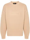 Dsquared2 Crew-neck Sweater In 110 Sand