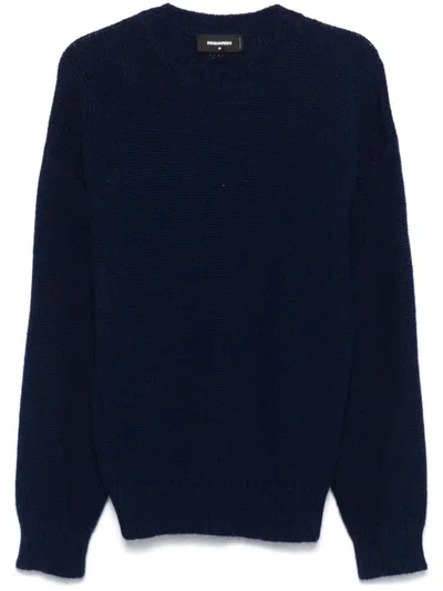 Dsquared2 Crew-neck Sweater In Black