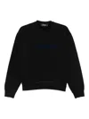 Dsquared2 Crew-neck Sweatshirt In Black